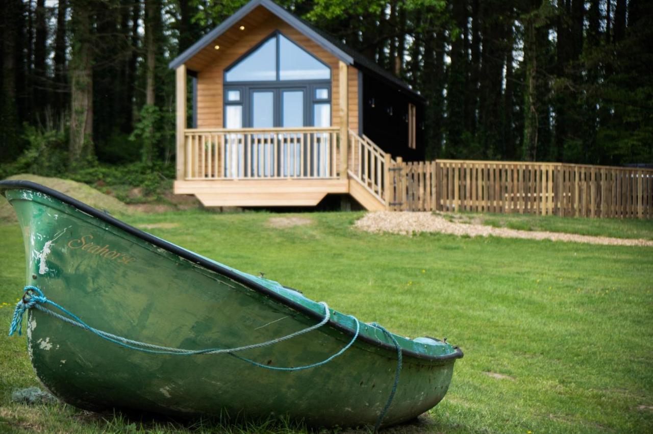 Cabin In The Woods - 1 Bedroom Lodge - Kilgetty Stepaside  エクステリア 写真